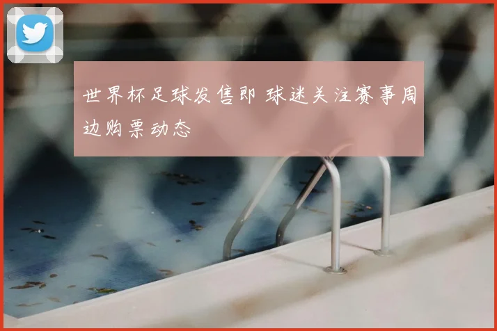 世界杯足球发售即 球迷关注赛事周边购票动态